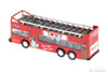 I Love New York 6"  Double Decker Sightseeing Bus Open Top, Red - 2168D-ILNY - Collectible Model Toy Car