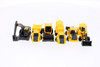 Mini Work Machines Volvo 15 Piece Construction Site Set, Yellow - Maisto 12376 - 3" Scale Diecast Model Toy Car