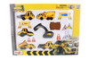Mini Work Machines Volvo 15 Piece Construction Site Set, Yellow - Maisto 12376 - 3" Scale Diecast Model Toy Car