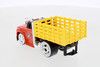 1966 Chevy C60 Stakebed Work Rig, Orange - Maisto 11610 - 1/64 Scale Diecast Model Toy Car