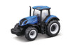 Mini Work Machines New Holland T7 Tractor w/Playmat, cones, haystacks, Blue - Maisto 15592 - 3" Scale Diecast Model Toy Car