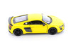 2019 Audi R8 Coupe, Yellow - Kinsmart 5422D - 1/36 scale Diecast Model Toy Car