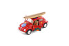 Box of 12 1967 Volkswagen Beetle Hard Top w/Decals & Surfboard, ASSTD - Kinsmart 5057DFS1 - 1/32 Scale Diecast Model Toy Cars
