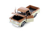 1958 Chevy Apache Fleetside Pickup Truck, Brown/Beige - Showcasts 71311BN - 1/24 Scale Diecast Model Toy Car