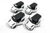 Box of 12 Land Rover Defender 90, White w/Black Roof - Kinsmart 5428DW - 1/36 Scale Diecast Model Toy Cars