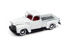 1950 Chevy 3100 Pickup Truck, Gloss White - Johnny Lightning JLCG026/48B - 1/64 Scale Diecast Model Toy Car