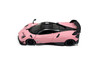 2016 Pagani Huayra BC Hard Top, Light Pink - Kinsmart 5400DPK - 1/38 Scale Diecast Model Toy Car