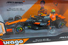 2024 McLaren MCL38 F1 Team w/Driver Figure, #4 Lando Norris - Bburago 18-28040/4 - 1/24 Scale Diecast Model Toy Car