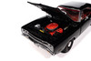 1969 Dodge Coronet Super Bee, Black - Auto World AMM1347 - 1/18 Scale Diecast Model Toy Car