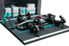 Mercedes-Benz AMG Petronas Diorama Set, #63 George Russell - Bburago 18-38452/63 - 1/43 Scale Diecast Model Toy Car