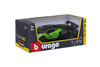Lamborghini Essenza SCV12 #63, Green/Black - Bburago 18-28017 - 1/24 Scale Diecast Model Toy Car