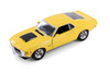 1970 Ford Mustang Boss 429 Hardtop, Yellow - Showcasts 77303YL - 1/24 Scale Diecast Model Toy Car