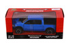 2019 Dodge Ram 1500 Crew Cab Rebel Pickup Truck, Blue - Showcasts 71358BU - 1/27 Scale Diecast Model Toy Car