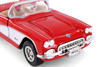 1959 Chevy Corvette Convertible, Red - Showcasts 77216R - 1/24 Scale Diecast Model Toy Car