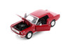 1964 1/2 Ford Mustang Hardtop, Red - Showcasts 77273R - 1/24 Scale Diecast Model Toy Car