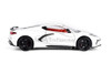 2020 Chevy® Corvette® C8 Stingray Hardtop, White - Showcasts® 71360WT - 1/24 Scale Diecast Model Toy Car