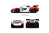 McLaren Senna Hardtop, Red/White/Black - Jada Toys 36370 - 1/24 Scale Diecast Model Toy Car