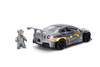 2009 Nissan Skyline GT-R (R35) Ben Sopra w/Mechagodzilla Figure, Godzilla - Jada Toys 36285 - 1/24 Scale Diecast Model Toy Car