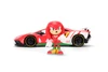 Lamborghini Aventador SV w/Knuckles Figure, Sonic the Hedgehog - Jada Toys 36264 - 1/24 Scale Diecast Model Toy Car