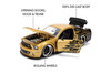 2008 Ford Mustang Shelby GT-500KR, Gold/Black - Jada Toys 36462 - 1/24 Scale Diecast Model Toy Car