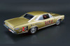 1966 Ace Wilson's Royal Pontiac GTO Tiger Drag Car, Tiger Gold - Acme 1801206 - 1/18 Scale Diecast Model Toy Car