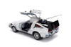 DeLorean Time Machine w/Lights Frost Version, Back to the Future Part I - Jada Toys 36145 - 1/24 Scale Diecast Model Toy Car