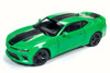 2017 Chevy Camaro SS, Green - Auto World AW244 - 1/18 Scale Diecast Model Toy Car