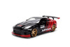 2009 Nissan GT-R Ben Sopra HSK "Advan", Black/Red - Jada Toys 37022 - 1/24 Scale Diecast Model Toy Car