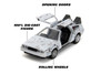 DeLorean DMC w/DR. E. Brown's Enterprise Truck 40th Anniversary Packaging - Jada Toys 36848 - 1/32 Scale Diecast Model Toy Car