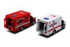 Box of 12 Chicago Rescue Team Ambulance, ASSTD - Kinsmart 5259DCG - 5" Scale Diecast Model Toy Cars
