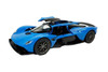 Aston Martin Valkyrie Hardtop, Blue - Kinsmart 5470D - 1/36 Scale Diecast Model Toy Car