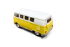 1962 Volkswagen Classical Bus, Pastel Yellow - Kinsmart 5377DY - 1/32 Scale Diecast Model Toy Car