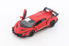 Lamborghini Veneno, Matte Red - Kinsmart 5370/1D - 1/36 Scale Diecast Model Toy Car