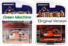 GREEN MACHINE 2016 Winnebago Winnie Drop Travel Trailer, Orange - Greenlight 34120D/48 - 1/64 scale Diecast Car