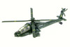Box of 6 X-Force Commander US Army AH-64 Apache, ASSTD - Showcasts 51265 - 8" Scale Diecast Model Toy Helicopters