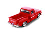 1966 GMC C1000 Fenderside Pickup Truck, Red - Showcasts 71379R - 1/24 Scale Diecast Model Toy Car