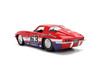 1963 Chevy Corvette Stingray #63 - Chevy Racing, Red w/White Stripes - Jada Toys 36594 - 1/24 Scale Diecast Model Toy Car