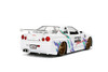 2002 Nissan Skyline GT-R (R34) "HKS Power", White - Jada Toys 36339 - 1/24 Scale Diecast Model Toy Car