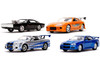Fast & Furious 4 Car Pack - Brian's Toyota Supra & Nissa Skyline/Dom's Charger - Jada Toys 31981-31980 - 1/32 Scale Toy Cars