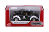1967 Volkswagen Classical Beetle Police, Black/White - Kinsmart 5057WP - 1/32 Scale Diecast Model Toy Car