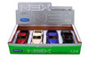 Box of 4 1953 Chevy 3100 Pickup Truck, ASSTD - Welly 22087/4d - 1/24 Scale Diecast Model Toy Cars