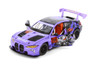 BMW M4 GT3 WASA Racing Livery, Purple - Showcasts 68296D - 1/24 Scale Diecast Model Toy Car