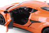Chevy Corvette Z06, Orange - Showcasts 68289D - 1/24 Scale Diecast Model Toy Car