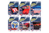 Box of 6 Muscle Cars U.S.A. 2025 Release 1 Set A, ASSTD - Johnny Lightning JLMC034/48A - 1/64 Scale Diecast Model Toy Cars