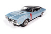1968 Oldsmobile 442 W30 Holiday Coupe, Teal Frost - Auto World AMM1350 - 1/18 Scale Diecast Model Toy Car