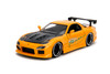 1993 Mazda RX-7 "HKS Power", Yellow Orange - Jada Toys 35957 - 1/24 Scale Diecast Model Toy Car