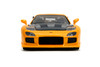 1993 Mazda RX-7 "HKS Power", Yellow Orange - Jada Toys 35957 - 1/24 Scale Diecast Model Toy Car