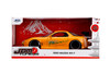 1993 Mazda RX-7 "HKS Power", Yellow Orange - Jada Toys 35957 - 1/24 Scale Diecast Model Toy Car