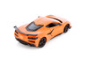 2023 Chevy Corvette Z06 Hardtop, Orange - Welly 24120WOR - 1/24 Scale Diecast Model Toy Car