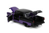 1955 Chevy Bel Air #24 Hardtop, Purple/Black - Jada Toys 32699 - 1/24 Scale Diecast Model Toy Car